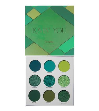 CORAZONA - Paleta de Sombras Lovin' You - Vol. 4 The Greens