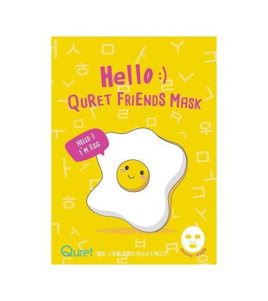 Quret - Máscara Facial Hello Friends - Egg