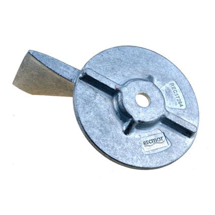 Recmar Rec17264t2 Zinc Anode Prateado 105 x 165 mm