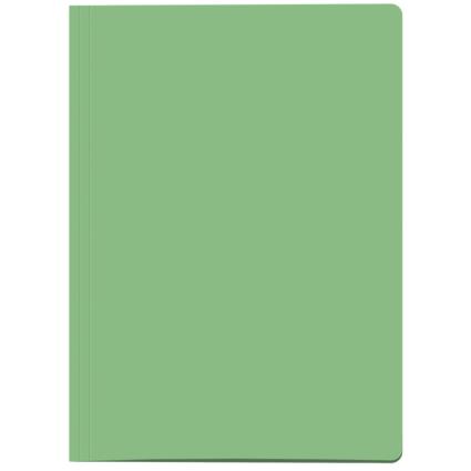 Dohe Pack de 50 Subcarpetas de Cartulina - Tamaño Folio - Ranura para Fastener - Color Verde