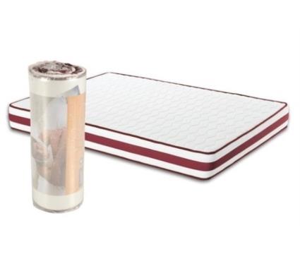 Colchão Enrolado ROLL VISCO 19 135x190cm. HR + Viscoelástica - Conforama