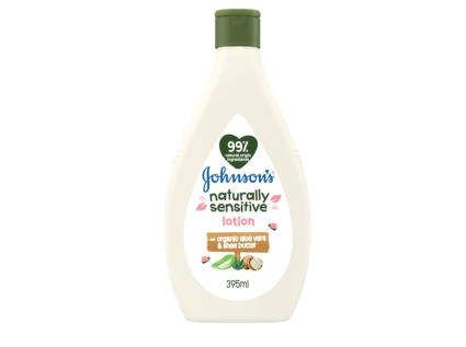 Creme Corpo Bebé Johnson's Baby Aloe Vera Bio 395 Ml