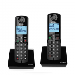 Telefone fixo ALCATEL S280 Duo Preto