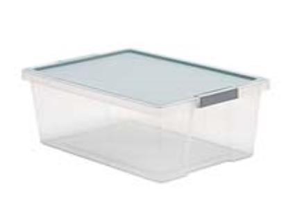 Caixa Arrumação Tatay Azul 35l 37x51x26cm