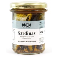 Sardinhas em azeite virgem extra 195 g - Como Como Foods