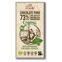 73% chocolate amargo com hortelã 100 g (Menta - Cacau) - Chocolates Sole