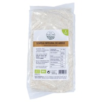 grãos de arroz integral 500 g de pó - Eco Salim