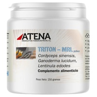 Triton-mrl cordyceps, pó de reishi e shiitake 250 g de pó - Atena