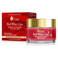Cuidados com vinho tinto reparação intensiva noite pele madura 50 ml de creme - AVA Laboratorium