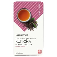 Infusão de chá Kukicha 20 saquetas de infusão - Clearspring