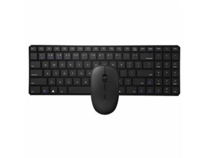 Teclado e Rato sem Fios Rapoo 00192096 Preto