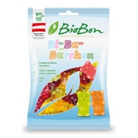 Balas de goma com suco de frutas orgânicas 100 g - Biobon