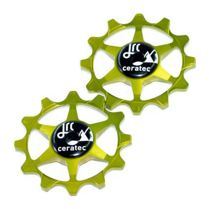 Jrc Components Narrow Wide Ceramic Pulleys Verde 12t