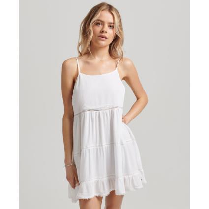 Superdry Vintage Mini Beach Cami Dress Branco XL Mulher