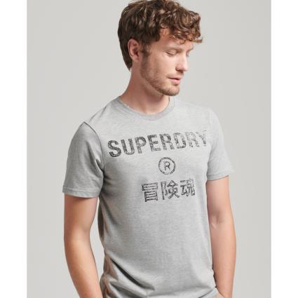 Superdry Vintage Corp Logo T-shirt Cinzento XL Homem