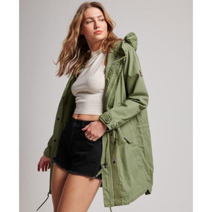 Superdry Vintage Field Parka Verde XS Mulher