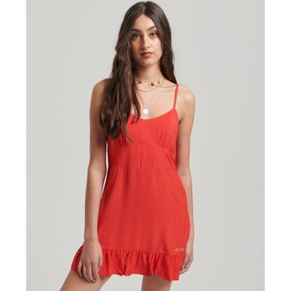 Superdry Vintage Cami Mini Dress Vermelho M Mulher