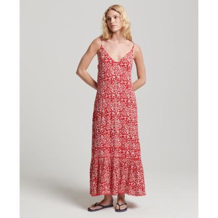 Superdry Vintage Long Beach Cami Dress Colorido S Mulher