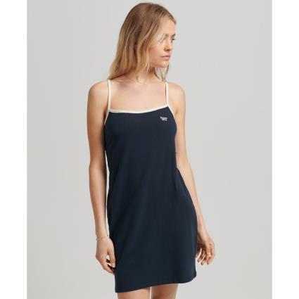 Superdry Vintage Jersey Cami Dress Azul 2XS Mulher