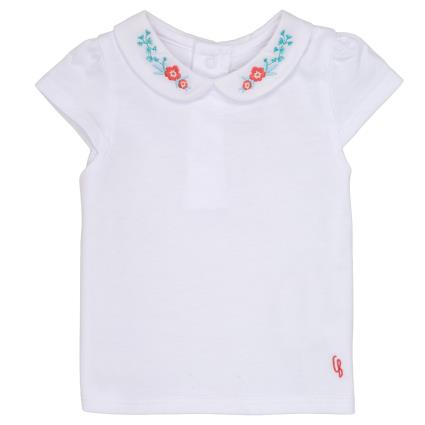 Carrément Beau  T-Shirt mangas curtas MAYVE  Branco Disponível em tamanho para rapariga. 3 mois,6 mois.Criança > Menina > Roupas > Camiseta