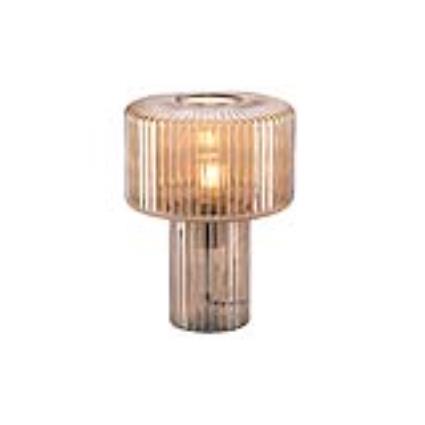 Design tafellamp amber glas - Andro