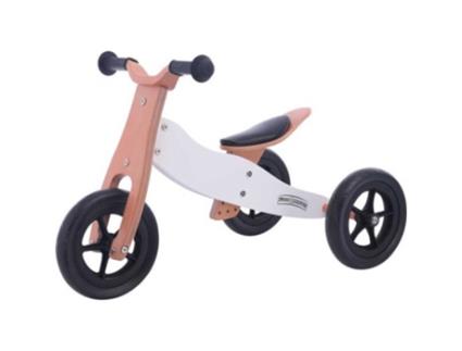 Bicicleta de Equilíbrio FREEON 2 Em 1 Brown White