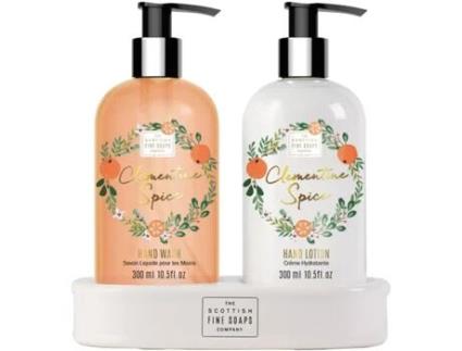 Conjunto Cremes de Mãos SCOTTISH FINE SOAPS Gift Set Spiced Apple (600 ml)