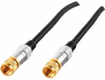 Cabo de Antena SCHWAIGER (Coaxial - 10 m - Preto)