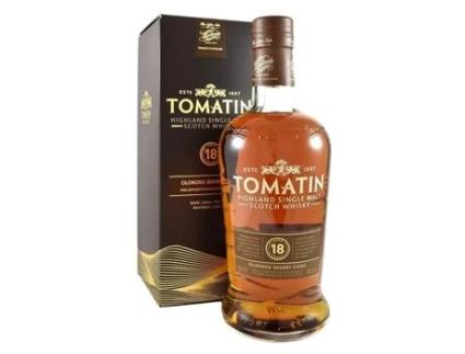 Whisky Velho Tomatin 18 Anos Old Sherry Cask Escócia