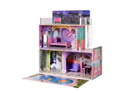 Casas de Bonecas OLIVIA'S LITTLE WORLD (Madeira - Multicor - 89,0 cm)