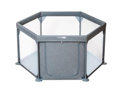 Parque FREEON Playpen Hexagon Grey