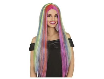 Peruca GUIRCA Longa De Cabelo Multicolorido