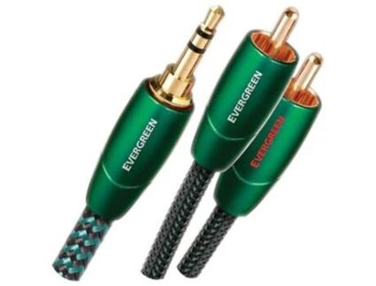 Audioquest 3M Evergreen 3.5Mm 2Xrca Cabo de Áudio Preto