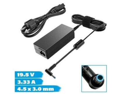 Carregador Para Portátil HP Hstnn-Ca40 A045R07Dh 19,5V 3,33A 4.5X3.0Mm