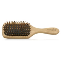 escova de cabelo antiestática de bambu 1 unidade - Vamboo