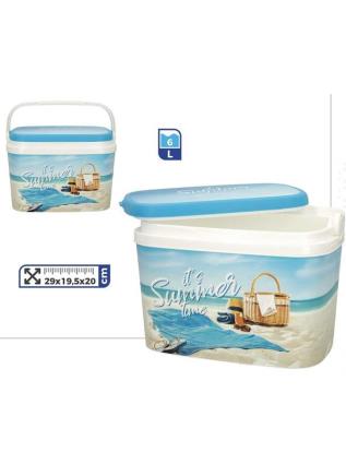 Geladeira de plástico de praia de verão 6L multicor UNIQUE