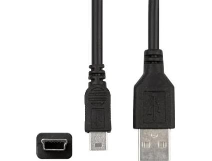 Cabo REYTID Premium USB-2-6 (USB - MiniUSB - Preto)