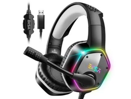 Auscultadores CHRONUS YXSB220824_lwd13 (Bluetooth - Compatível com PC, Playstation 4 - Cinzento)