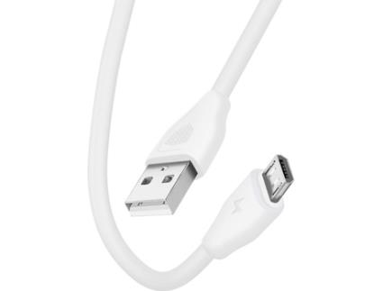 Cabo INKAX CK21MICRO (USB, Micro-USB - 0.20m - Branco)