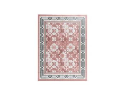 Alfombras MUNDO ALFOMBRA Walney (180x180 - Vinilo - Rosa)