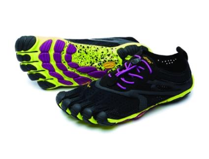 Sapatilhas com Dedos VIBRAM Fivefingers V Run Mulher (Poliéster - Preto - 43)