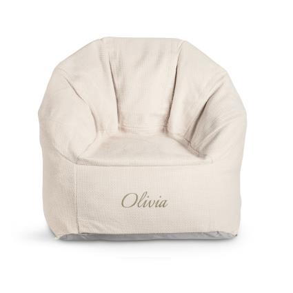 Cadeira Infantil com nome - Bege