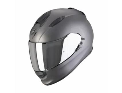 Capacete de Mota SCORPION Integral  Exo-491 Solid (Cinzento - XXL)
