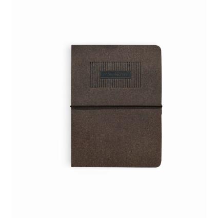 MAKE NOTES Caderno Cosido Timber, A6, 96 Folhas, Pautado, Chocolate