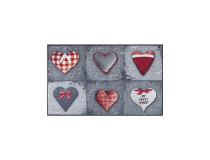 Tapete WASH + DRY (50 x 75 - Poliamida - Cinzento)