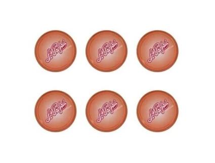 Conjunto de 6 Tampas para Potes de Geleia  LE PARFAIT (8,2cm)
