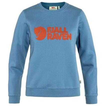 Fjällräven Logo Sweater Azul L Mulher
