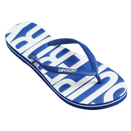 Superdry Vintage Vegan Flip Flops Azul EU 38-39 Mulher