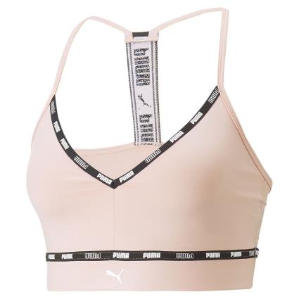 Puma Low Impact Stro Sports Top Beige S Mulher