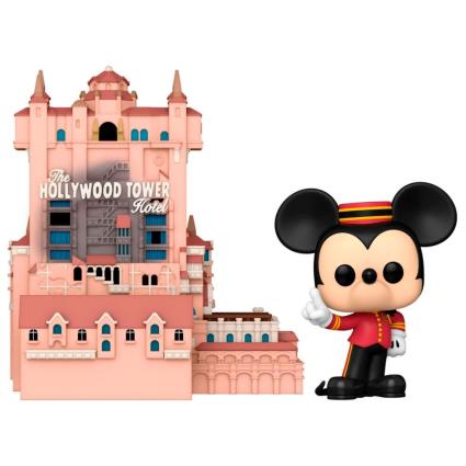 Funko Pop Walt Disney World 50th Anniversary Hollywood Tower Hotel And Mickey Mouse
